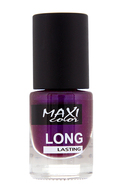 MAXI COLOR Long Lasting лак для ногтей 100, 6мл