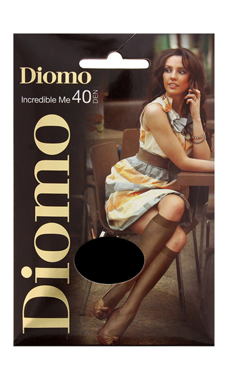 DIOMO DIOMO Incredible Me 40den гольфы, Nero Ultra Black