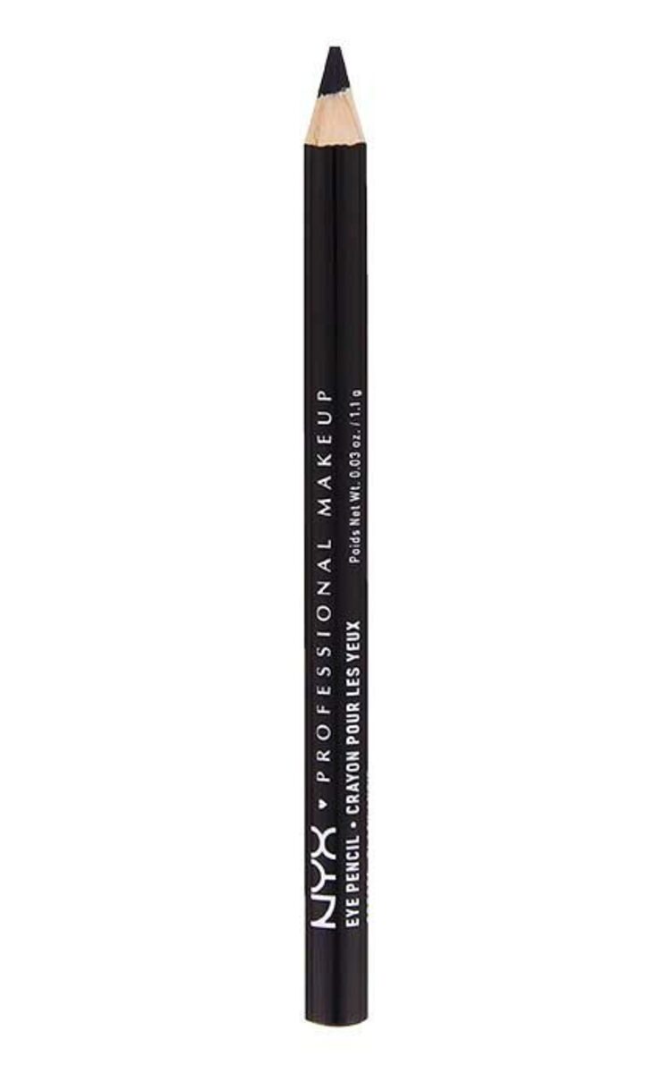 NYX PROFESSIONAL MAKEUP NYX PROFESSIONAL MAKEUP Slim acu zīmulis, 901 Black, 1g Ultra Black