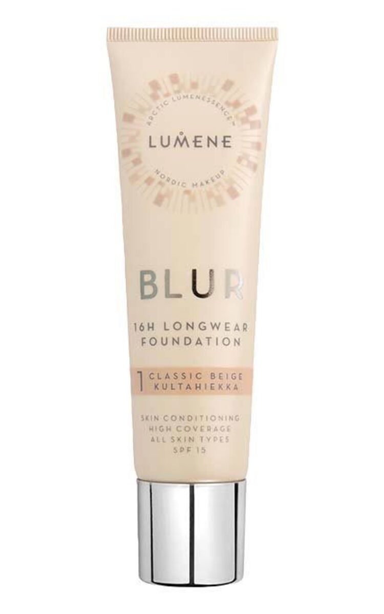 LUMENE LUMENE Blur New тональный крем, SPF15, 1 Classic Beige, 30мл Classic Beige