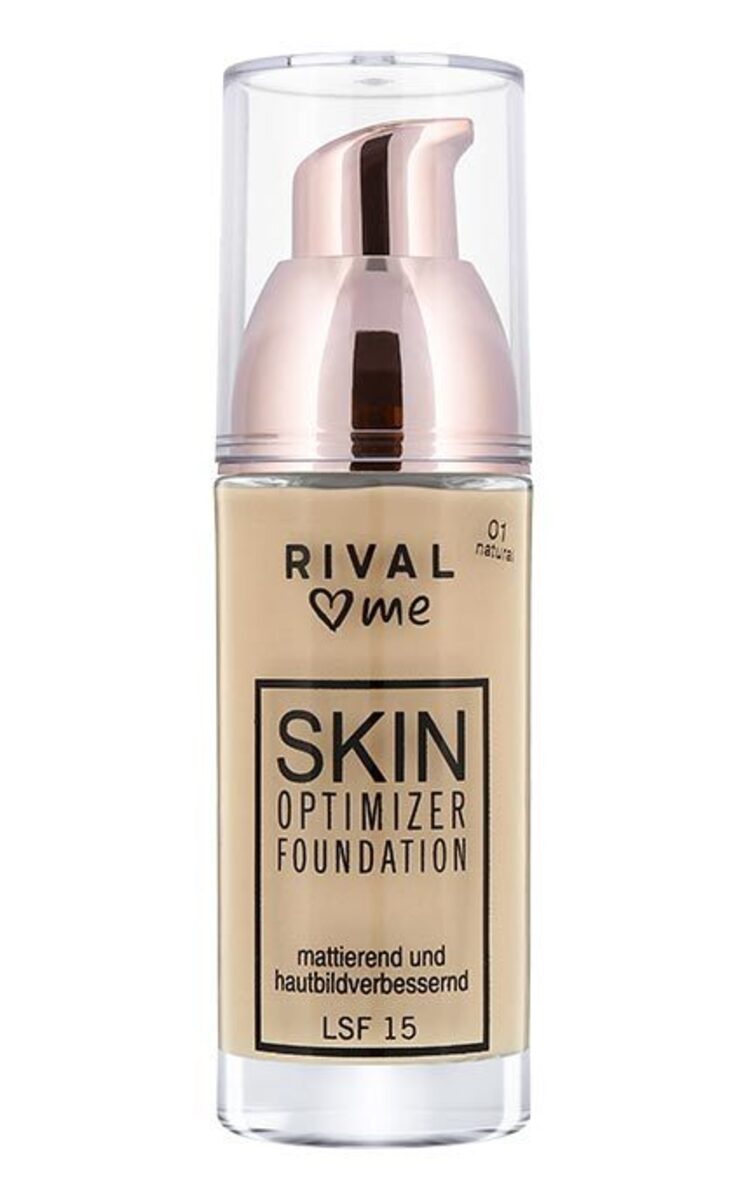 RIVAL LOVES ME RIVAL LOVES ME Skin Optimizer tonālais krēms, 01 Natual, 30ml Natural