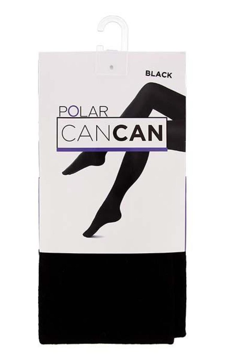 CANCAN Polar zeķbikses, Black, izmērs 4 1 PCS