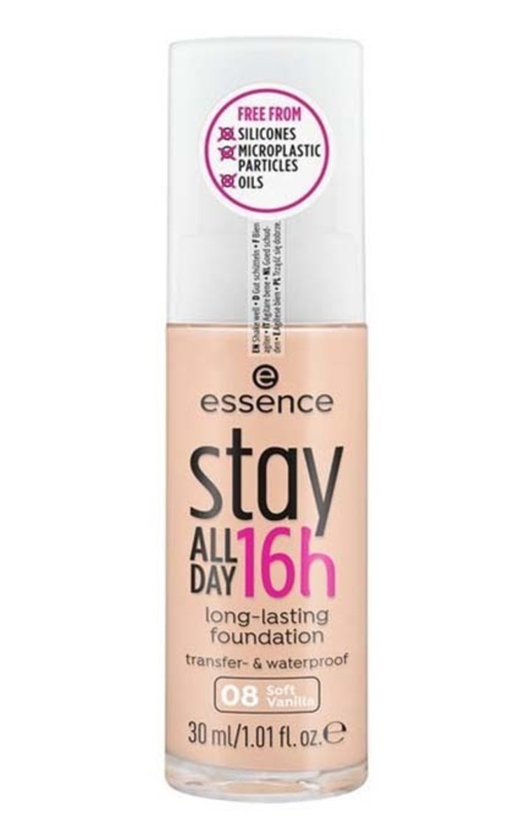 ESSENCE ESSENCE Stay All Day 16h тональный крем, 08 Soft Vanilla, 30мл Soft Vanilla