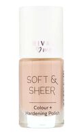 RIVAL LOVES ME Soft&Sheer лак для ногтей, 02 Peach Shake, 9мл