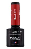 CLARESA Gel nagu laka, Red 419, 5ml