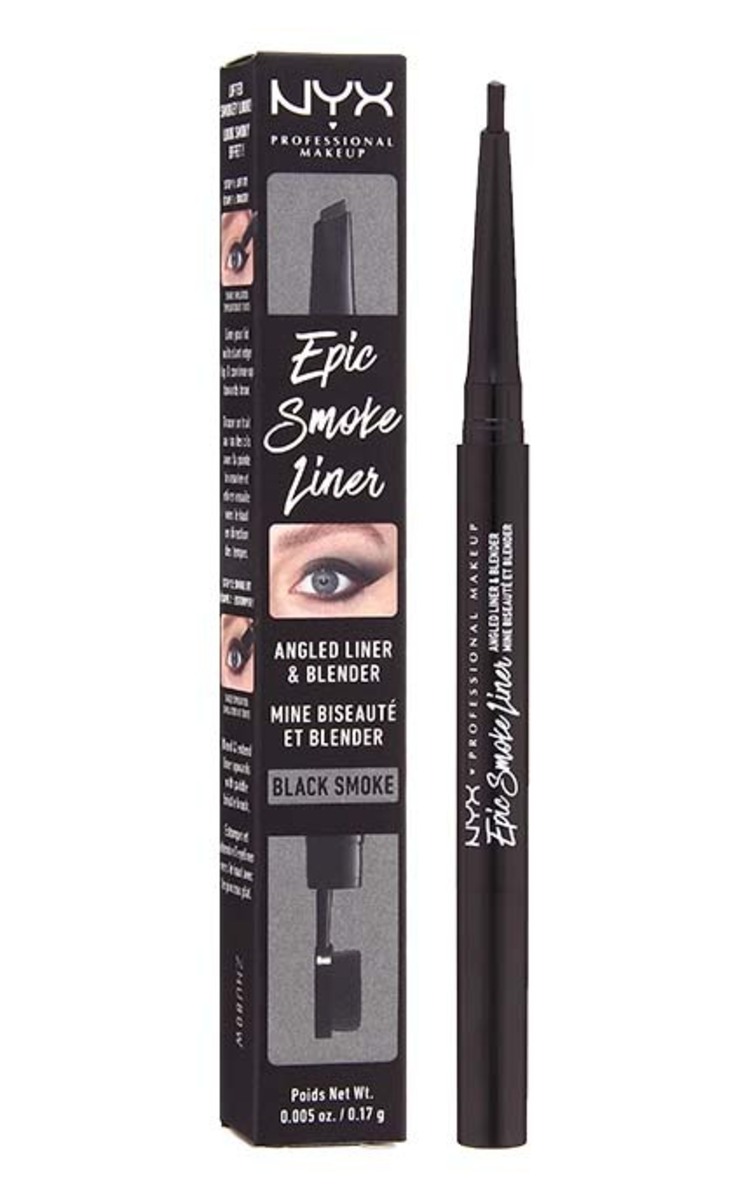 NYX PROFESSIONAL MAKEUP NYX PROFESSIONAL MAKEUP Epic Smoke Liner лайнер и блендер для глаз, 12 Black Smoke, 0.17г Black Smoke