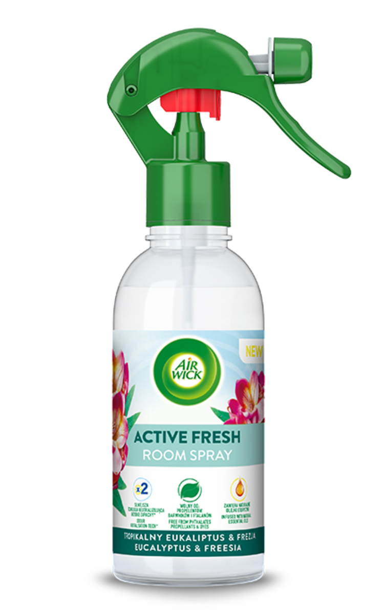 AIR WICK AIR WICK Rainy Eucalyptus&Freesia gaisa atsvaidzinātājs, 237ml 237 ml