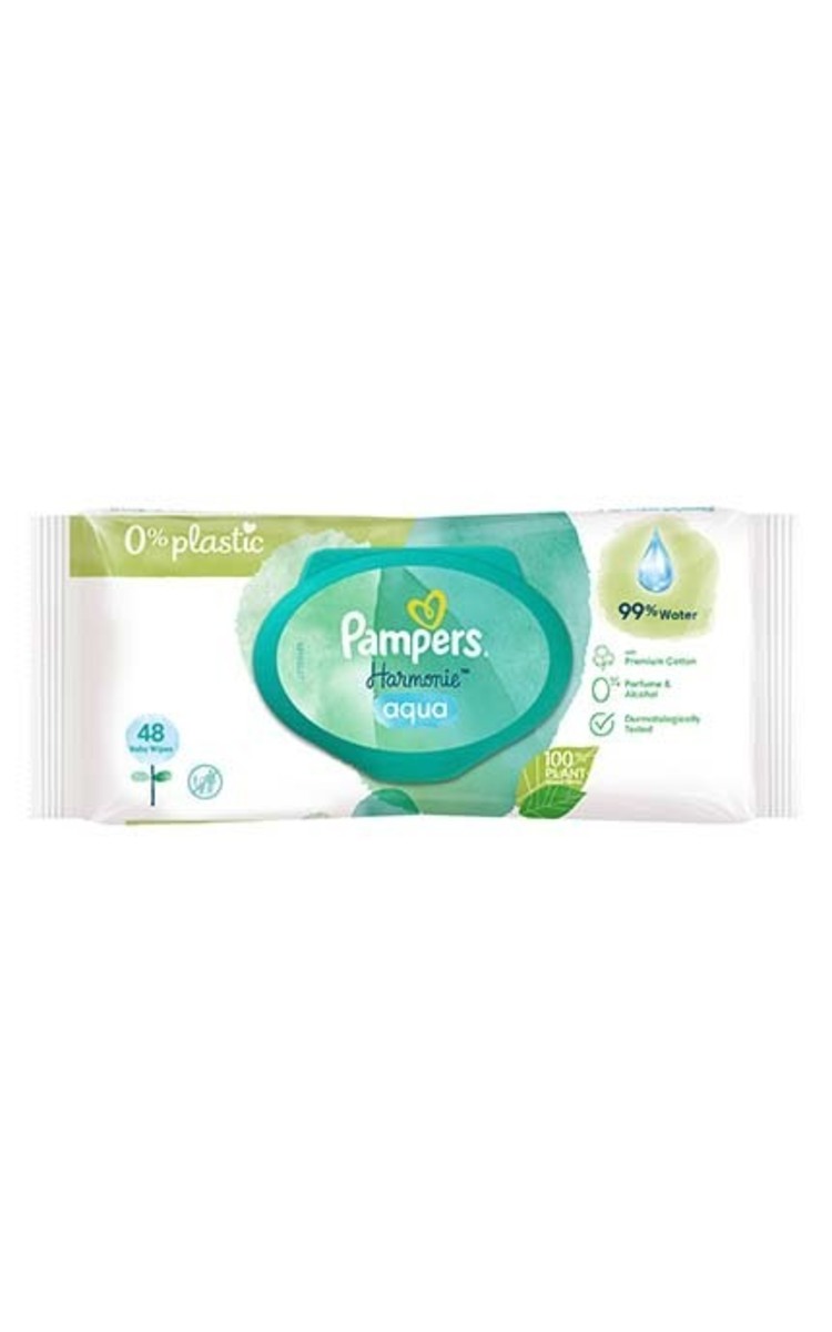 PAMPERS PAMPERS Aqua Harmonie влажные салфетки, 48шт. 48 шт