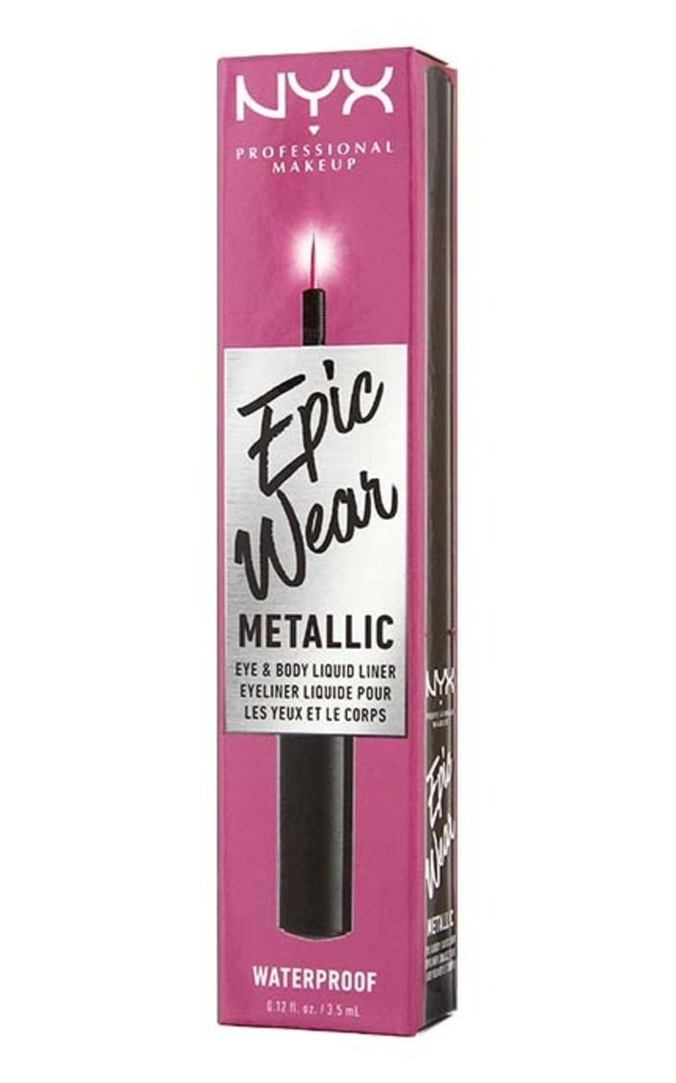 NYX PROFESSIONAL MAKEUP NYX PROFESSIONAL MAKEUP Epic Wear Metallic жидкий лайнер для глаз, 08 Fuchsia Metal, 3.5мл Fuchsia Metal