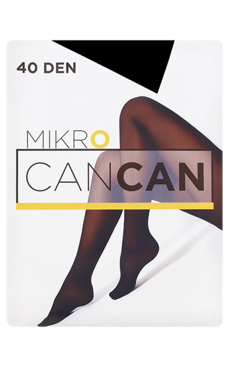 CANCAN Mikro 40den zeķbikses, Black, izmērs 5 1 PCS