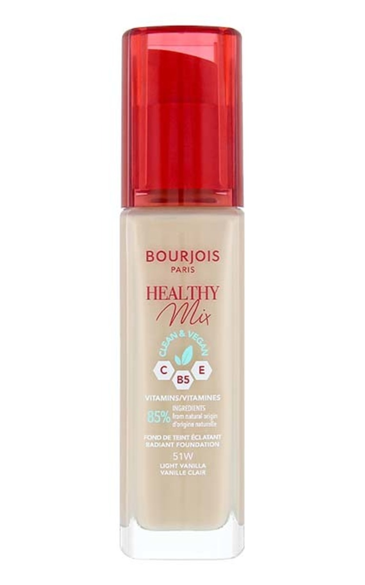 BOURJOIS BOURJOIS Healthy Mix Clean&Vegan тональный крем, 51W Light Vanilla, 30мл Light Vanilla