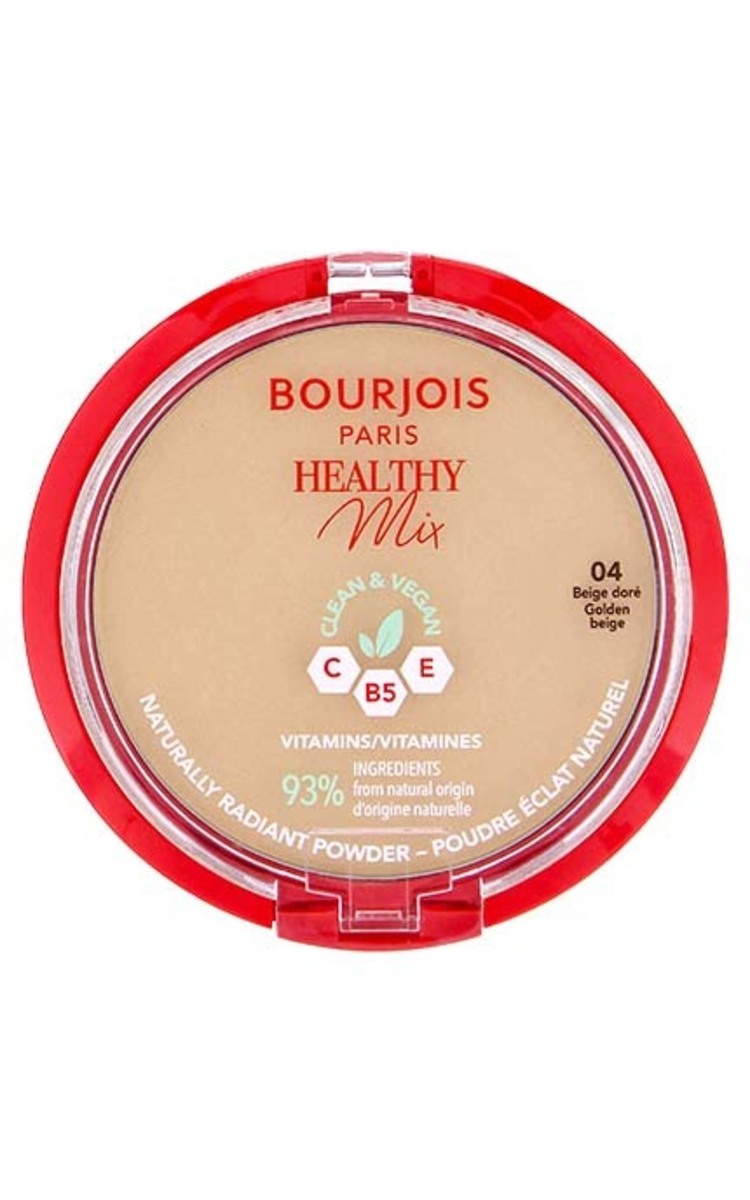 BOURJOIS BOURJOIS Healthy Mix Clean&Vegan pūderis, 04 Golden Beige, 10g Golden Beige