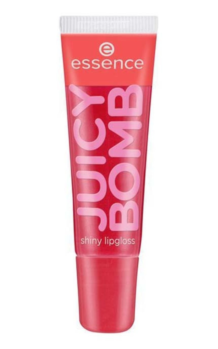 ESSENCE ESSENCE Juicy Bomb lūpu spīdums, 104 Poppin` Pomegranate, 10ml Poppin` Pomegranate