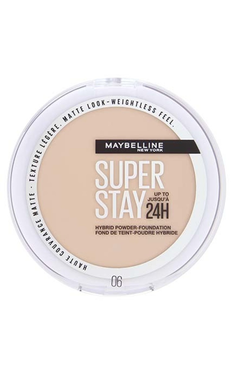 MAYBELLINE MAYBELLINE Super Stay 24H Hybrid Powder-Foundation tonālais pūderis, 06, 9g X