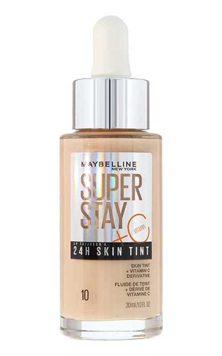 MAYBELLINE MAYBELLINE Super Stay 24H Glow Skin Tint cияющий тональный флюид, 10, 30мл X