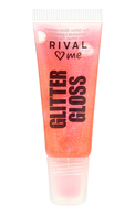 RIVAL LOVES ME Glitter Gloss lūpu spīdums, 03 time to shine, 8ml