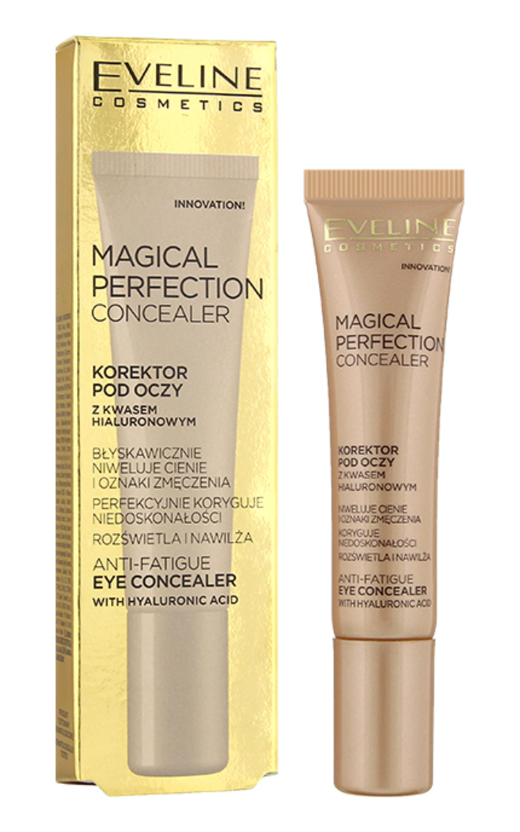 EVELINE EVELINE Magical Perfection Concealer konsīleris acu zonai, 02 A Light Vanilla, 15ml Light Vanilla