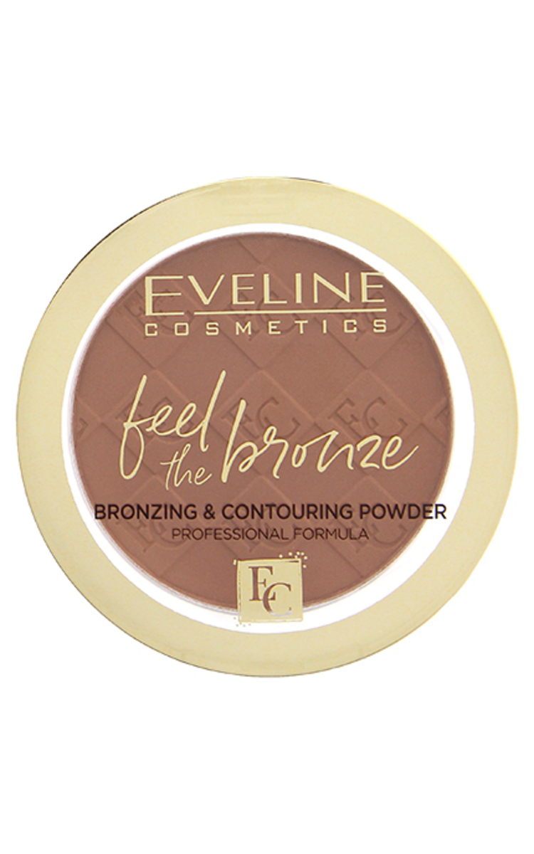 EVELINE EVELINE Feel The Bronze bronzējošs pūderis, 02, 4,2g Chocolate Cake