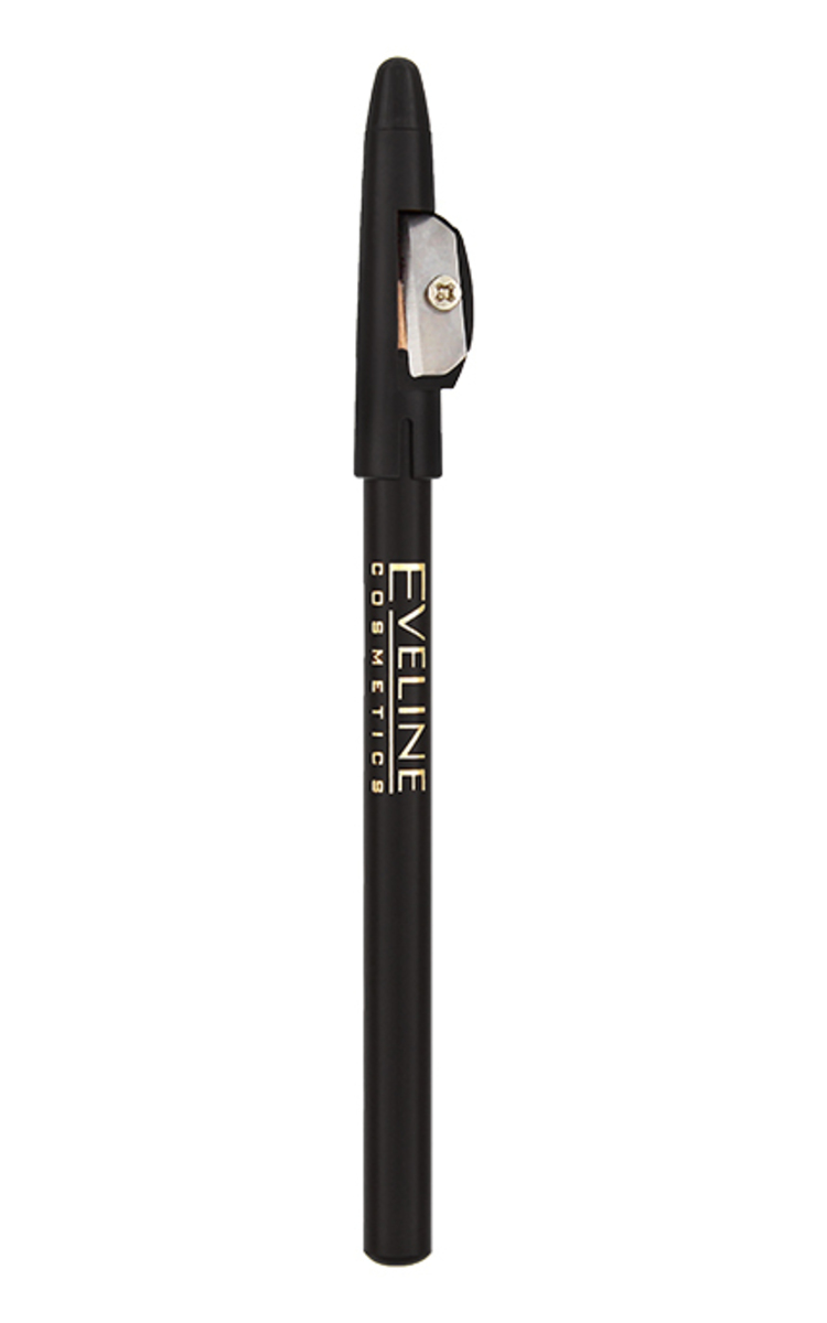 EVELINE EVELINE Eyeliner Long-Wear acu zīmulis, Black, 3g Ultra Black