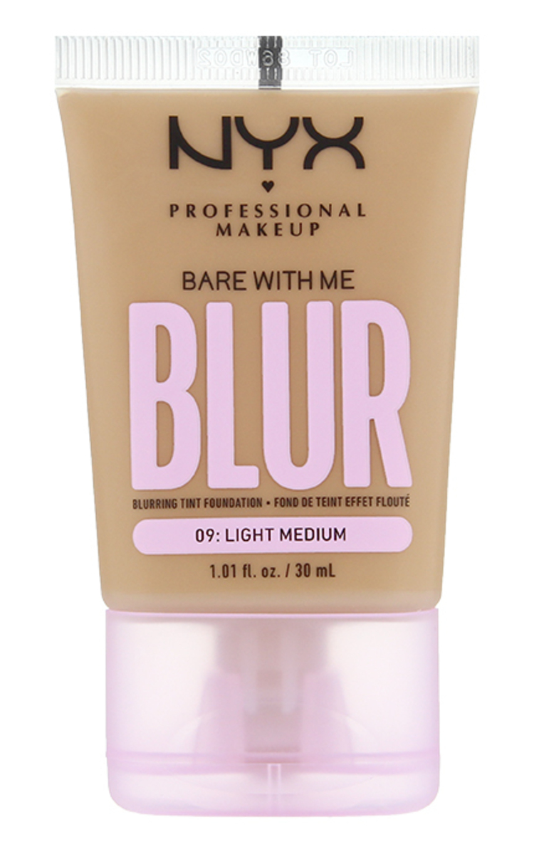 NYX PROFESSIONAL MAKEUP NYX PROFESSIONAL MAKEUP Bare With Me BLUR tonālais krēms, 09 Medium, 30ml Medium