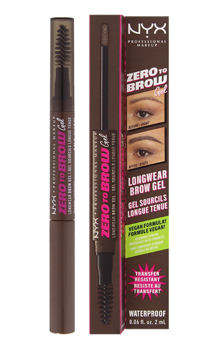 NYX PROFESSIONAL MAKEUP NYX PROFESSIONAL MAKEUP Zero To Brow гель для бровей, 07 Espresso, 2мл Espresso