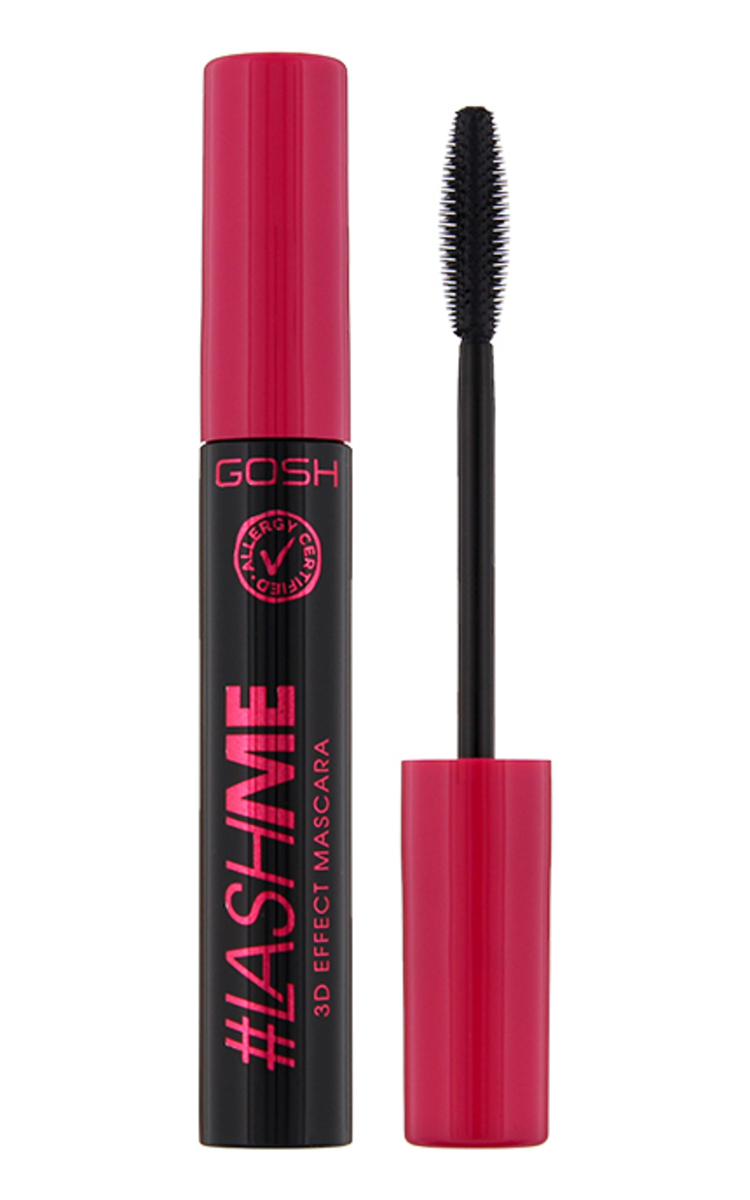 GOSH GOSH Lashme 3D Effect тушь для ресниц, 001 Black, 8мл Ultra Black