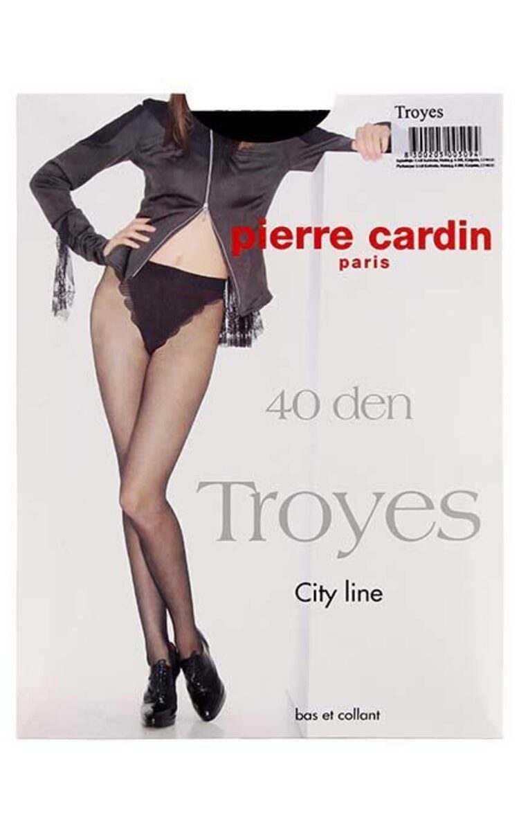 P.CARDIN PIERRE CARDIN Troyes 40 Den zeķbikses, Nero, izmērs 4 Ultra Black