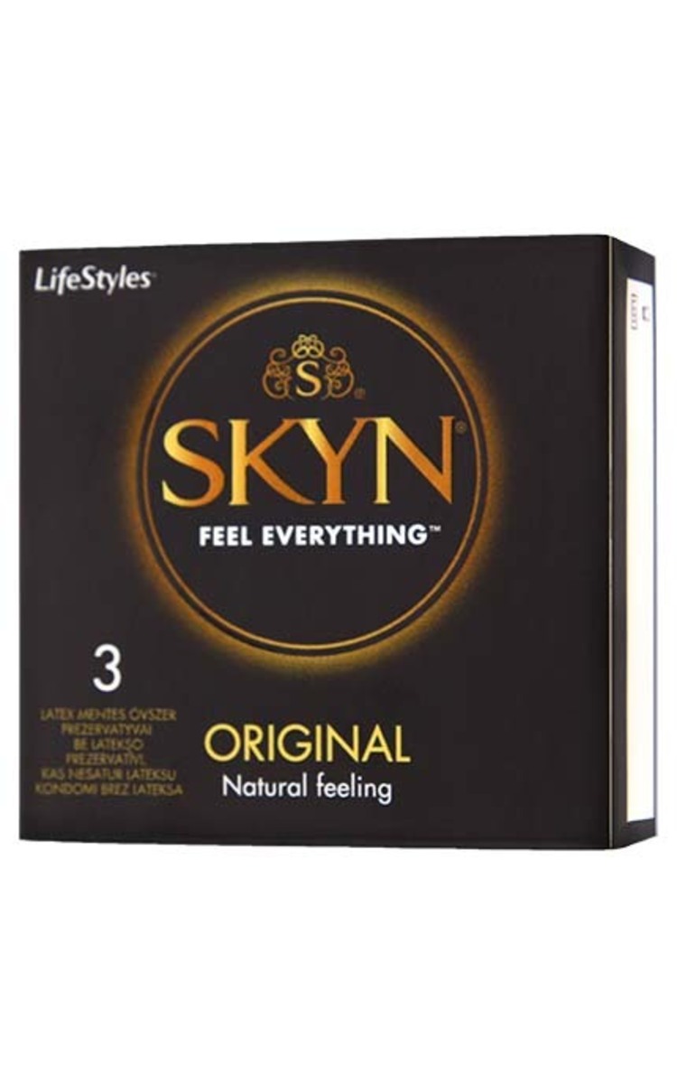 LIFE STYLES LIFESTYLES Skyn Original prezervatīvi, 3gab. 3 gab.