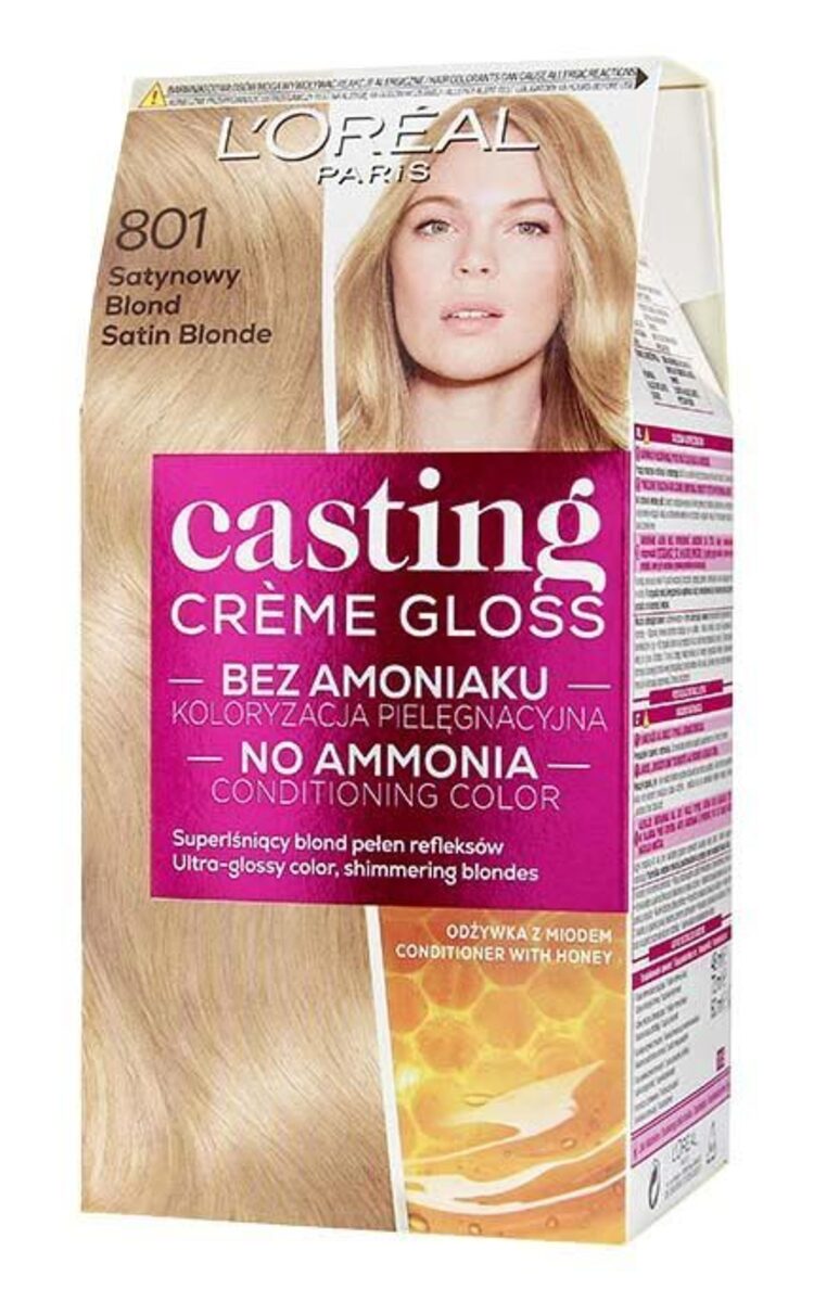 CASTING CASTING Creme Gloss краска для волос, 801 Satin Blonde 1 шт