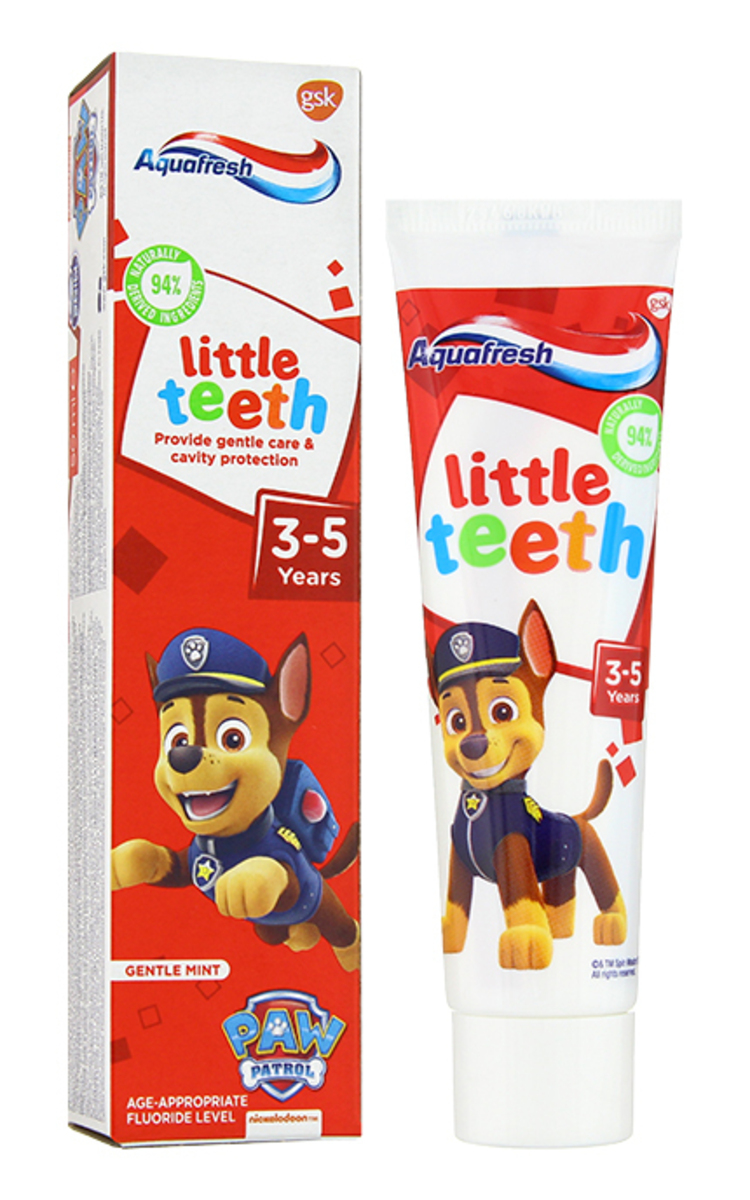 AQUAFRESH Little Teeth детская зубная паста, 3-5 лет, 50мл