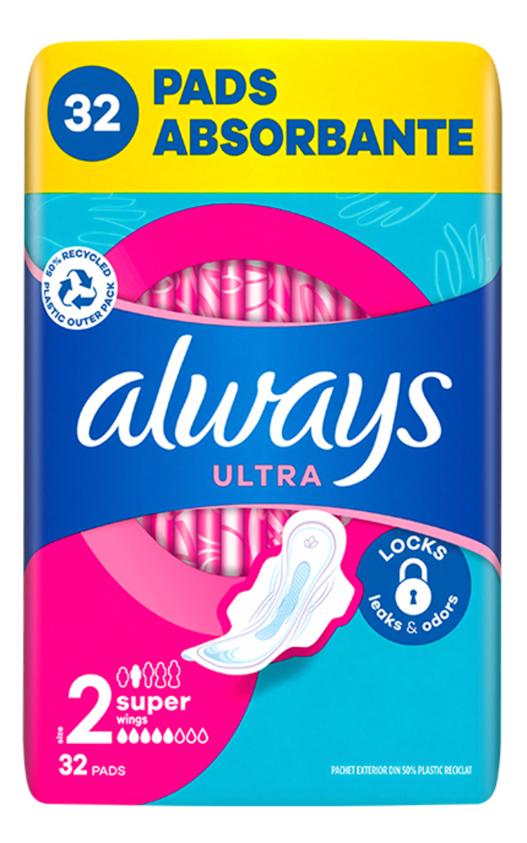 ALWAYS ALWAYS Ultra Super Plus гигиенические прокладки, 32шт. 32 шт