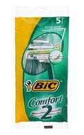 BIC Comfort2 одноразовые мужские бритвенные станки, 5шт.