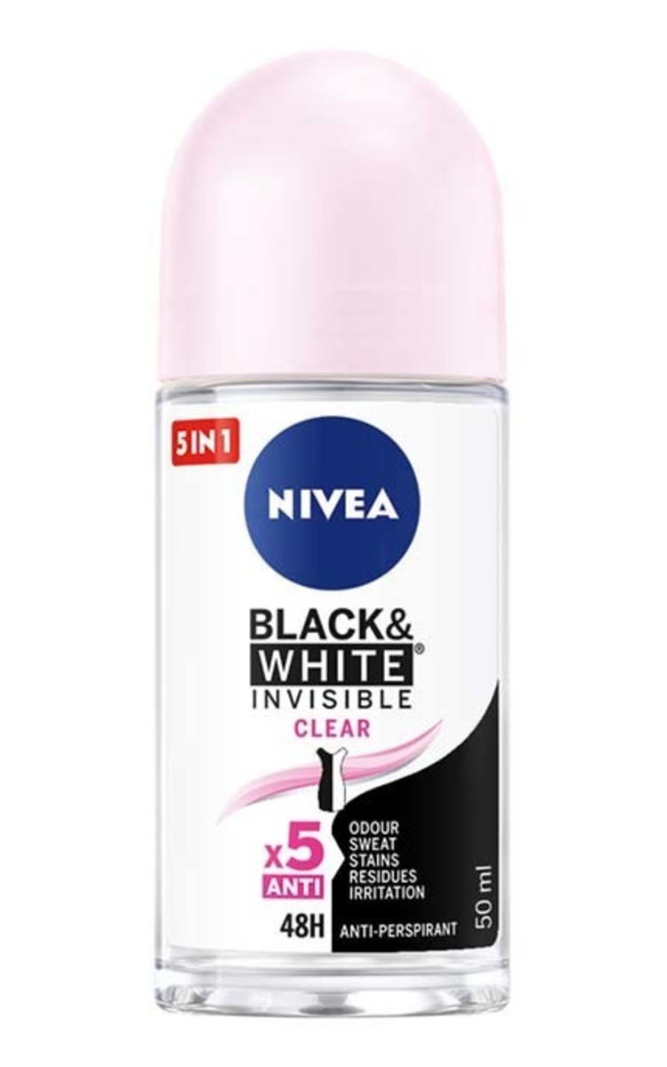 NIVEA NIVEA Black&White Clear роликовый антиперспирант, 50мл 50 мл