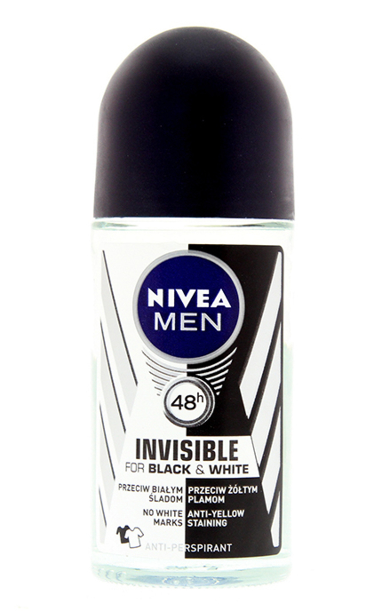 NIVEA MEN NIVEA MEN Black&White Power rullīša antiperspirants, 50ml 50 ml