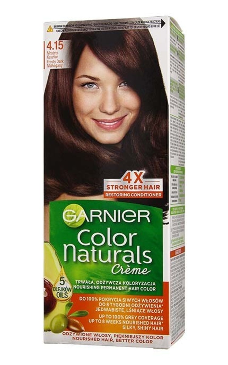 GARNIER COLOR NATURALS GARNIER COLOR NATURALS Краска для волос, 4.15 Frosty Dark Mahogany 1 шт