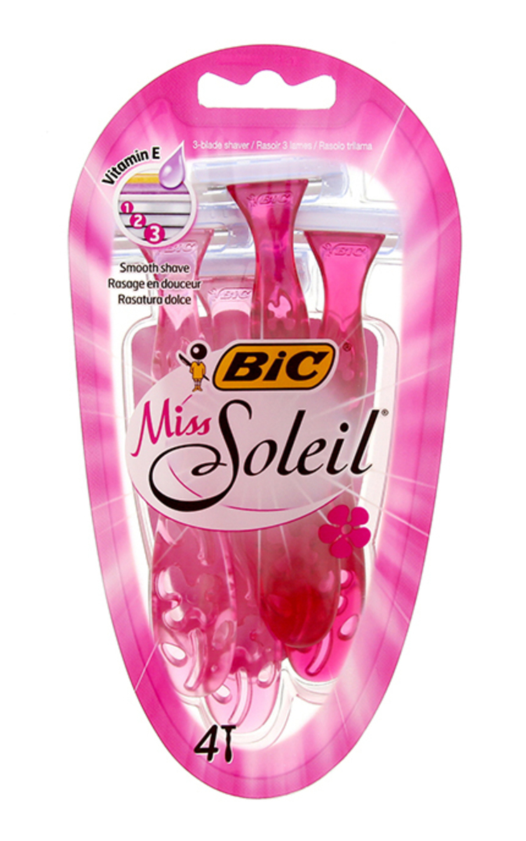 BIC BIC Miss Soleil содноразовые женские бритвенные станки, 4шт. 4 шт