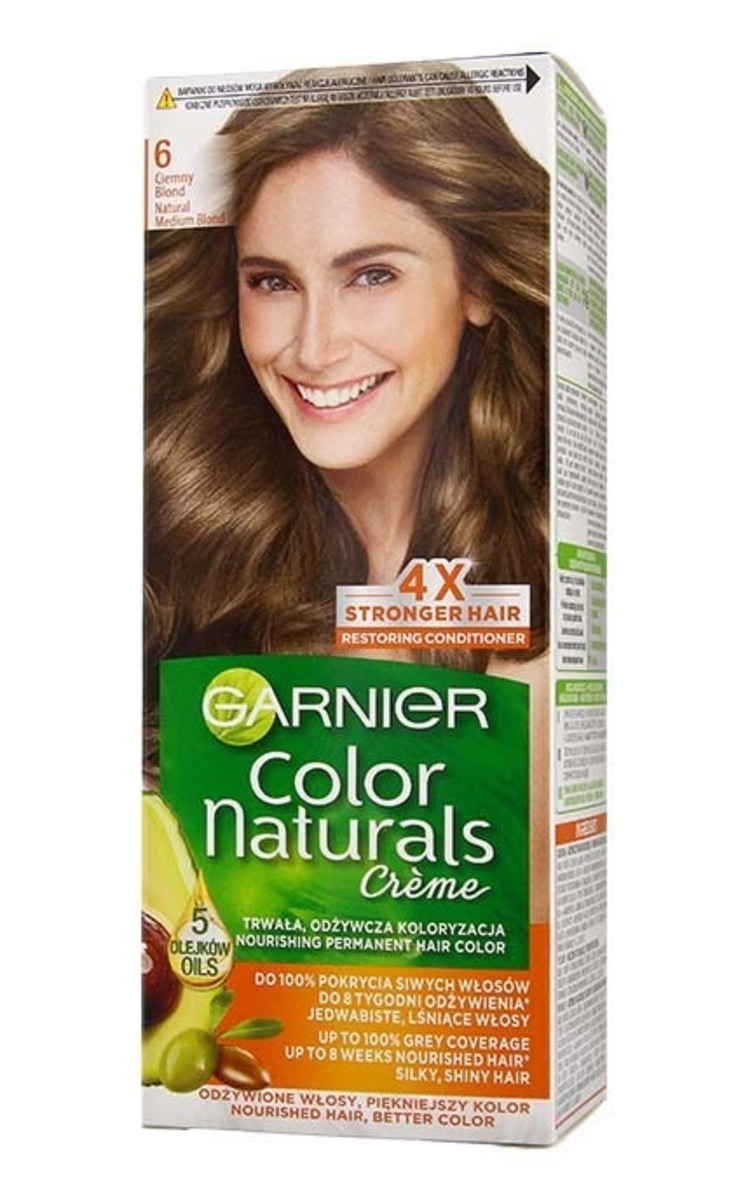 GARNIER COLOR NATURALS GARNIER COLOR NATURALS Краска для волос, 6 Natural Medium Blond 1 шт