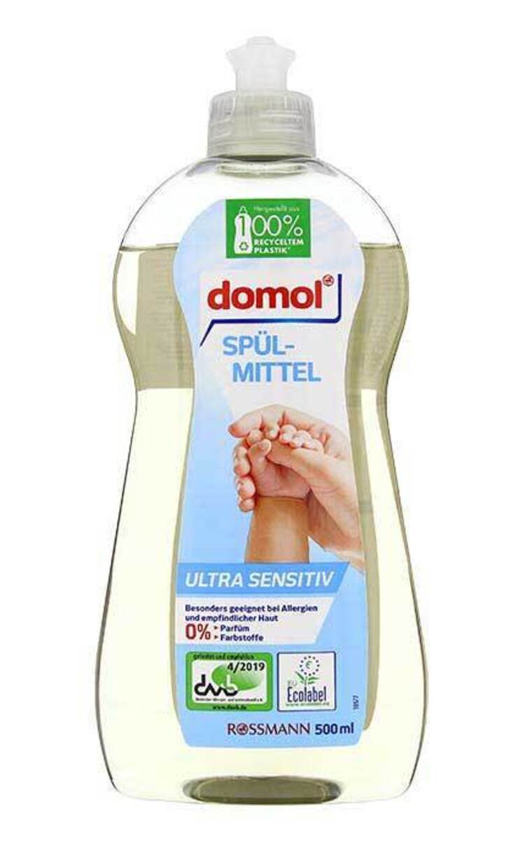 DOMOL ECO DOMOL ECO Ultra Sensitive trauku mazgāšanas līdzeklis, 500ml 500 ml