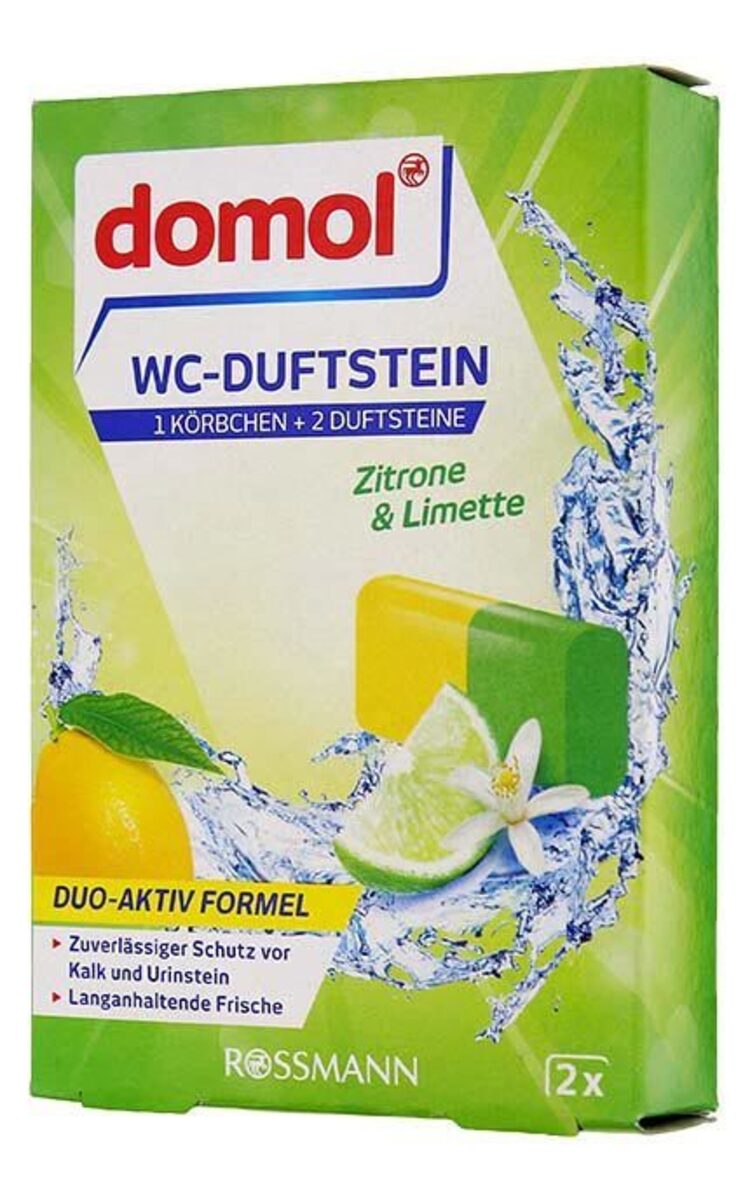 DOMOL DOMOL Zitrone&Limette туалетный блок, 2x40г 80 г