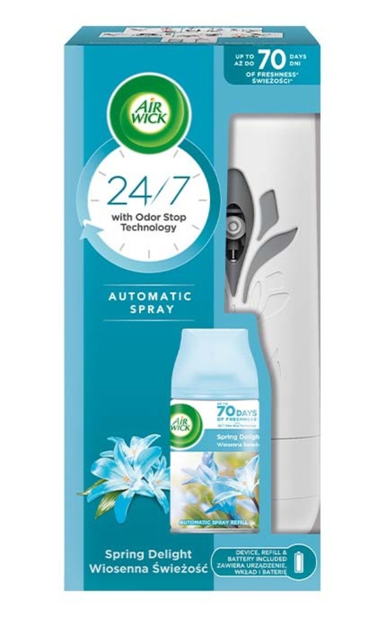 AIR WICK AIR WICK Spring Delight automātiskais gaisa atsvaidzinātājs, 250ml 250 ml