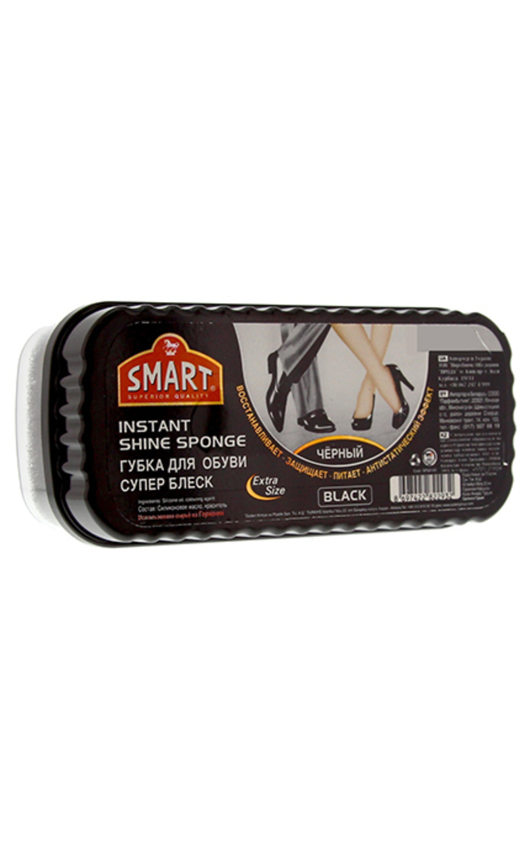 SMART SMART Extra Size губка-блеск для обуви, чёрного цвета Ultra Black