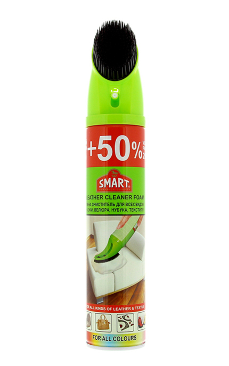 SMART SMART Leather Cleaner Foam чистящая пена  для изделий из кожи, замши и нубука, 300мл 300 мл