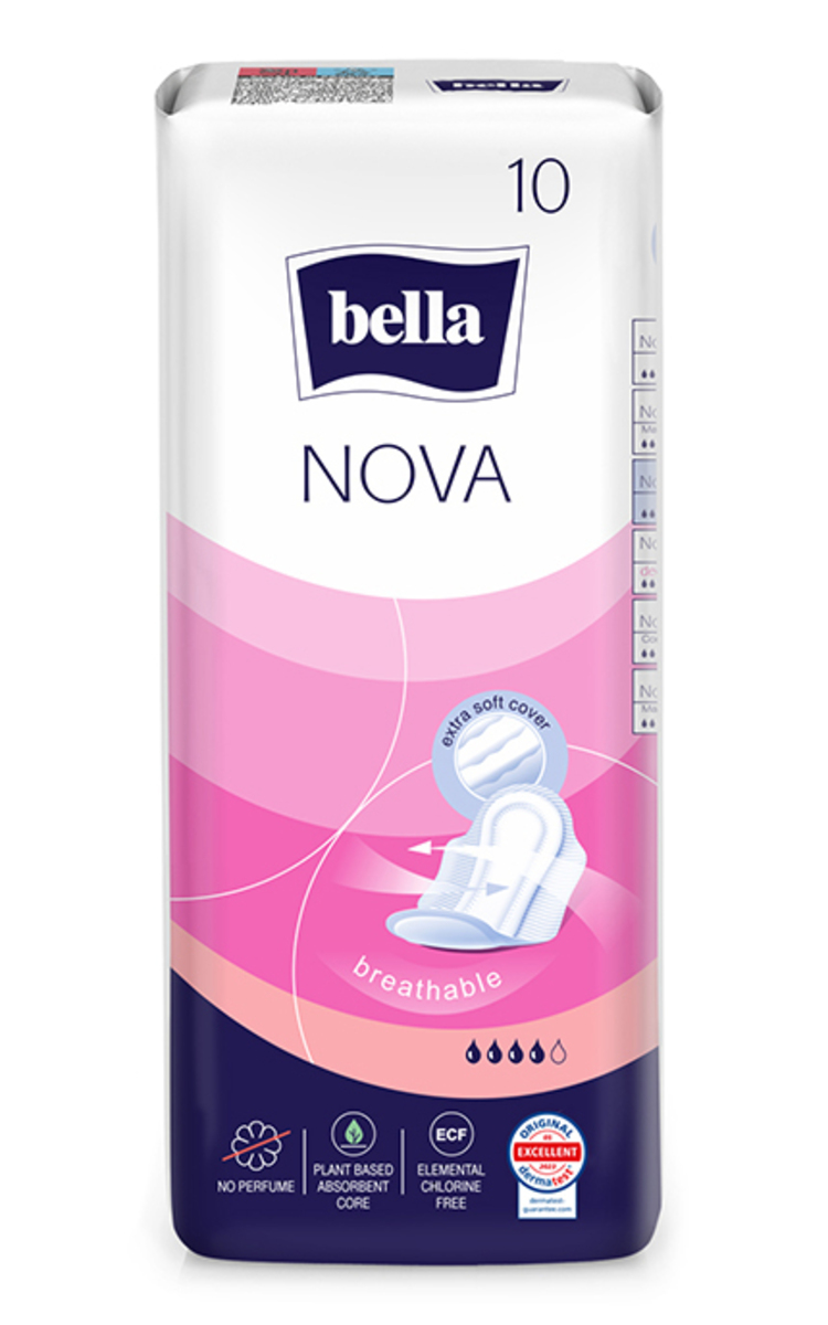 BELLA BELLA Nova Soft higiēniskās paketes, 10gab. 10 gab.