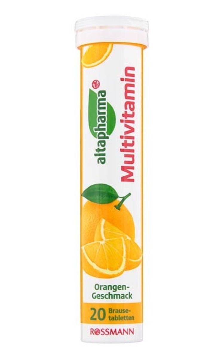 ALTAPHARMA ALTAPHARMA Fizzy Multivitamin uztura bagātinātājs ar c vitamīnu, 20tab. 20 gab.