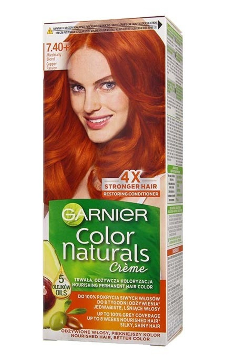 GARNIER COLOR NATURALS GARNIER COLOR NATURALS Краска для волос, 7.40+ Copper Passion 1 шт