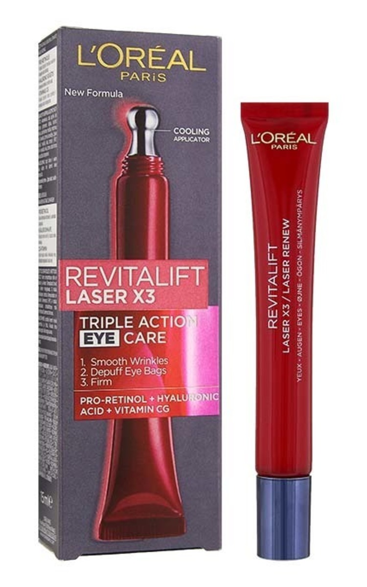 L`OREAL L`OREAL Revitalift Laser X3 крем для области глаз против морщин, 15мл 15 мл