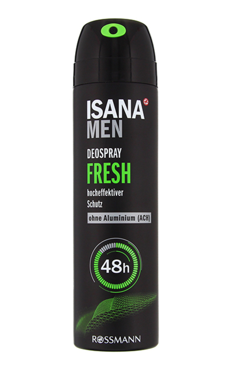 ISANA MEN ISANA MEN Fresh izsmidzināms dezodorants, 150ml 150 ml