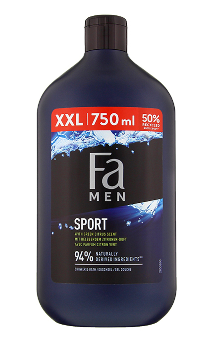 FA FA MEN Sport гель для душа, 750мл 750 мл