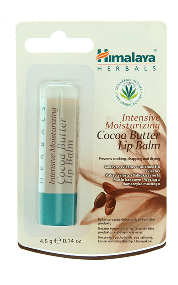 HIMALAYA HIMALAYA Cocoa Butter бальзам для губ, 4.5г 4,5 г