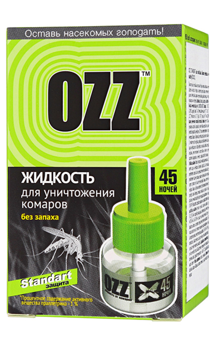 OZZ OZZ Standart антикомариная жидкость для электрического устройства, 30мл 30 мл